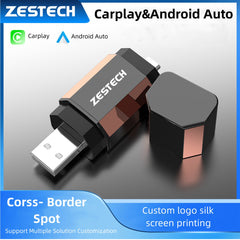 ZESTECH CarPlay Adapter Wireless for iPhone Apple CarPlay Dongle Wired Car Play Cars Convert Wired to Wireless CarPlay ai box
