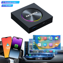 ZESTECH Product OEM Factory QCM 6115 CarPlay Android Auto Adapter 8GB+128GB Converter Box Android 13.0 Fast Running