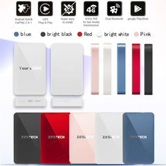 ZESTECH Android 10 Bright White car play Bright While ai box player system display player octa core universal carplay ai smart box