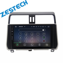 ZETSTECH 10.1 inch full screen car audio radio system player Android 10 for Toyota Prado 2018 2019 entertainment gps navigation