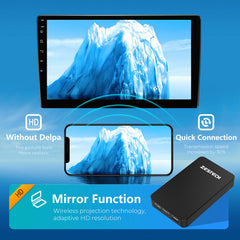 ZESTECH Qualcomm Snapdragon 6115 Android 13 Wired to Wireless CarPlay AI Box, 8GB+128G, Apple & Android Car Multimedia Interconnection Box