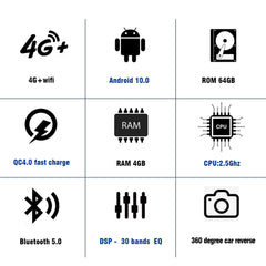 Zestech MTK6762 universal radio for 7/9/10 inch Android 12 car radio gps touch screen system