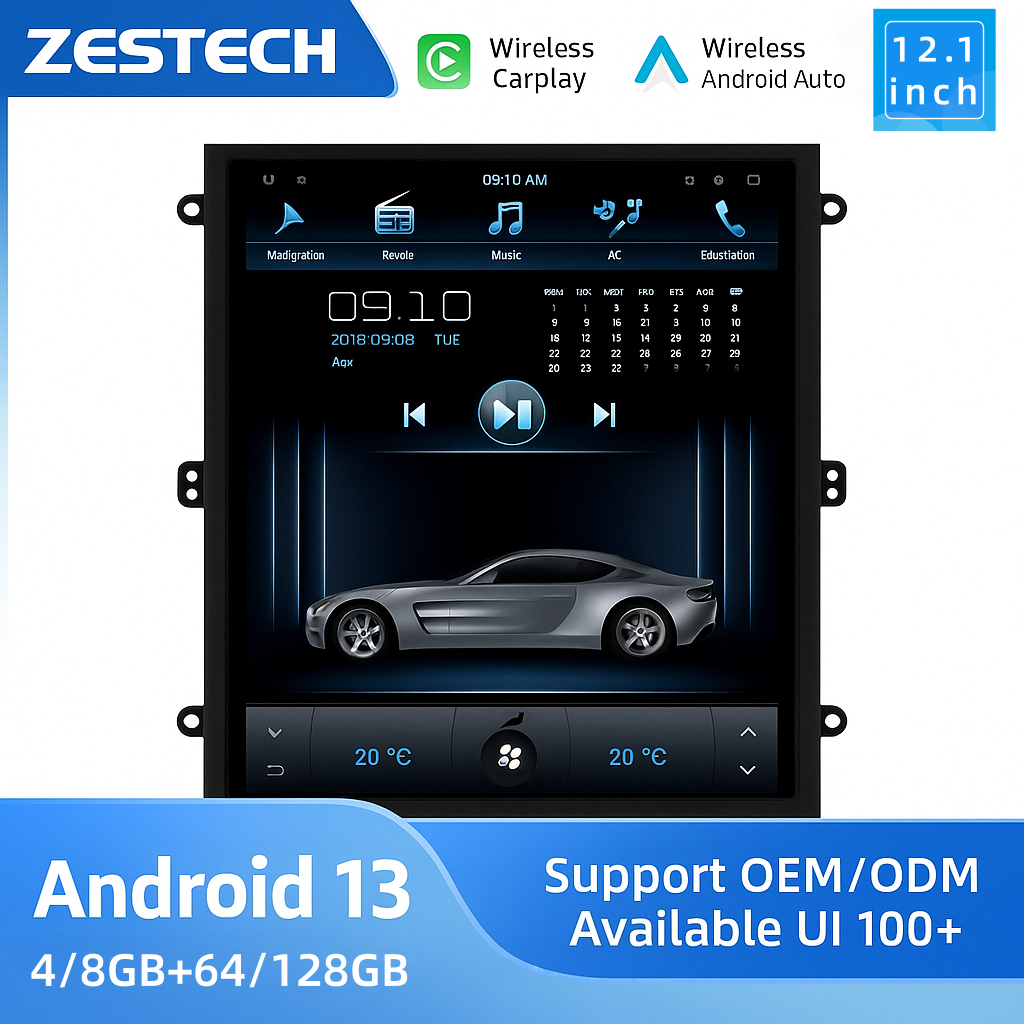 ZESTECH ZT-A78 12.1 inch screen Car Radio Mutimedia System car dvd Player 4/8GB+64/128GB