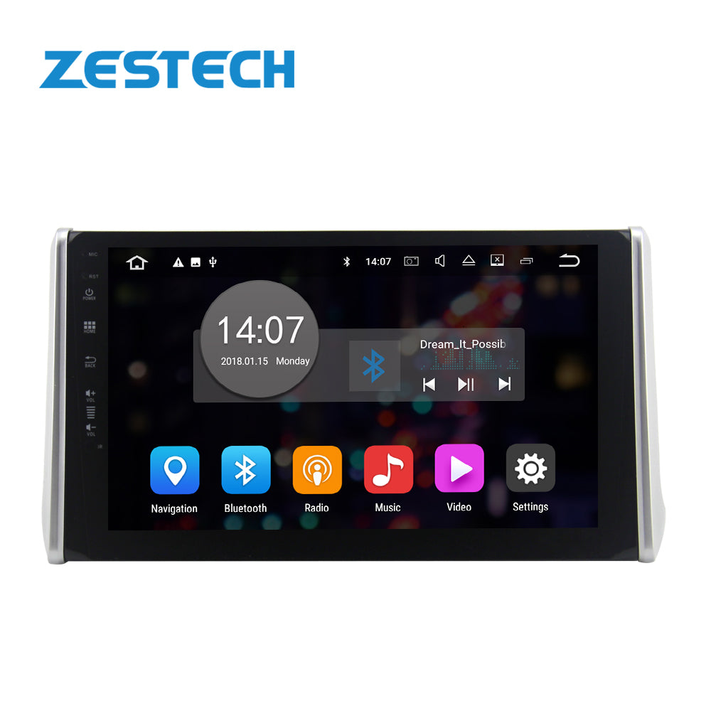 ZESTECH Factory Android 12 car dvd player gps for Toyota RAV4 2019 2020 2021 2022 4G RAM 64G ROOM 8G RAM 128G ROOM