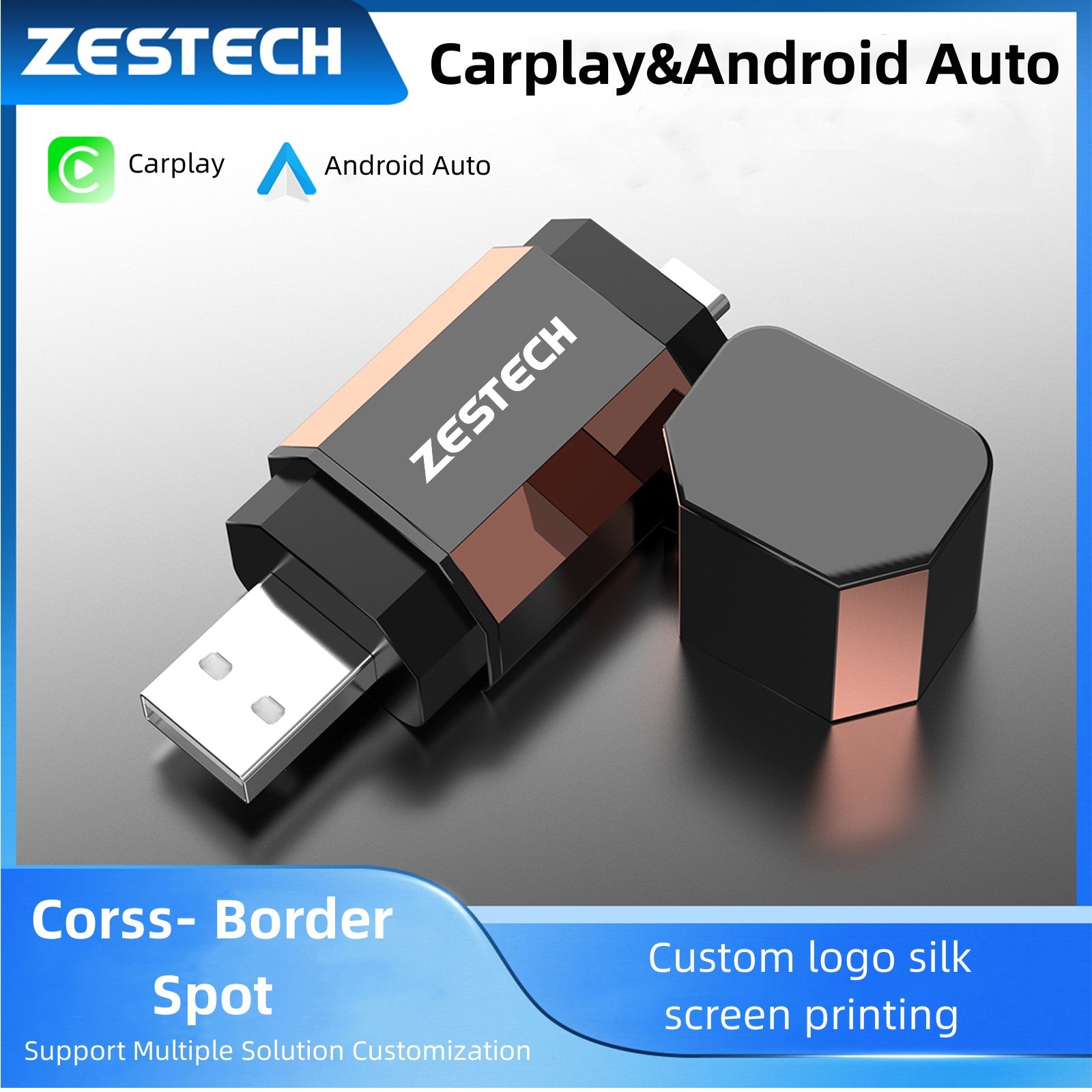 ZESTECH CarPlay Adapter Wireless for iPhone Apple CarPlay Dongle Wired Car Play Cars Convert Wired to Wireless CarPlay ai box