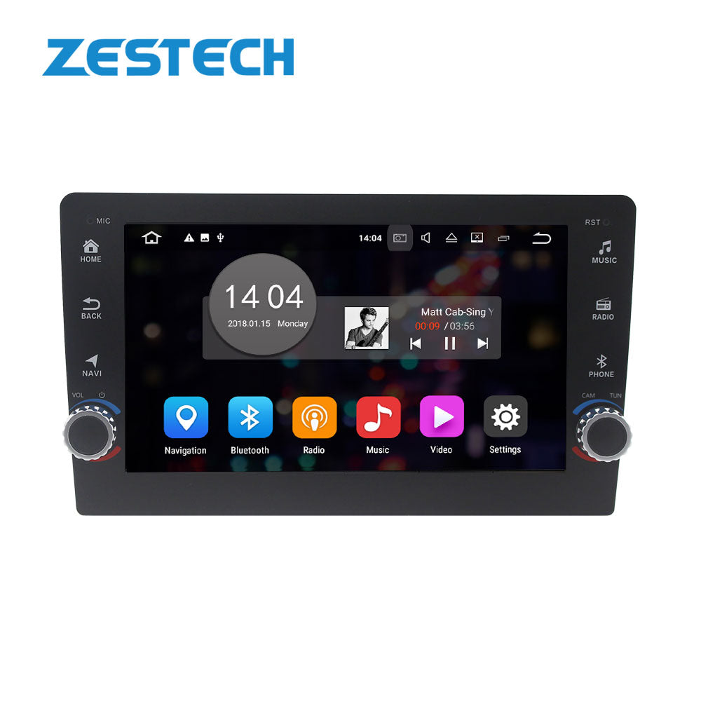 ZESTECH wireless carplay 9/10 inch universal android head unit with knobs for VW TOYOTA kia FORD HONDA and other cars