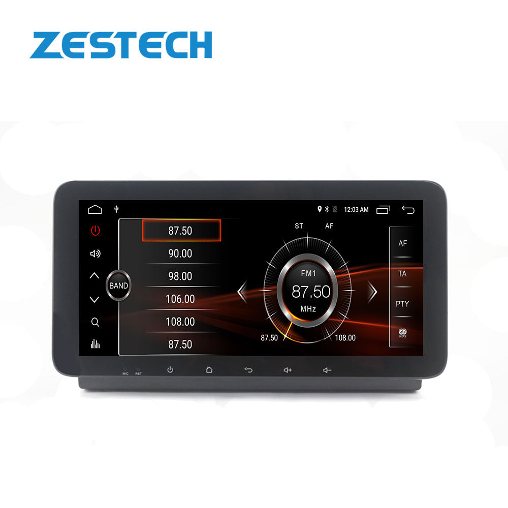 ZESTECH Factory 12.3/10.33 inch Universal 1din and Ultra-Thin QLED Android 11 Car DVD Player 8+128GB Octa Core CPU 360 Camera