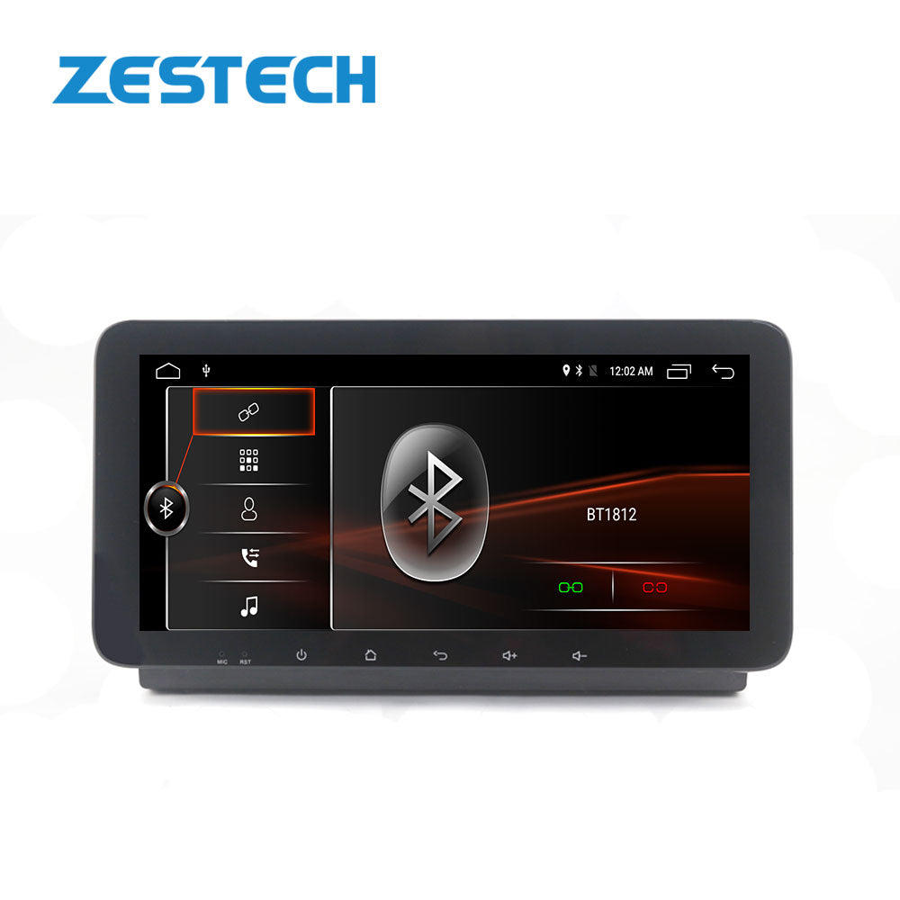 ZESTECH IPS Full touch screen 10.33 inch 1 din real GT911 touch screen car Android os system Player with RDS DPS DVD Radio