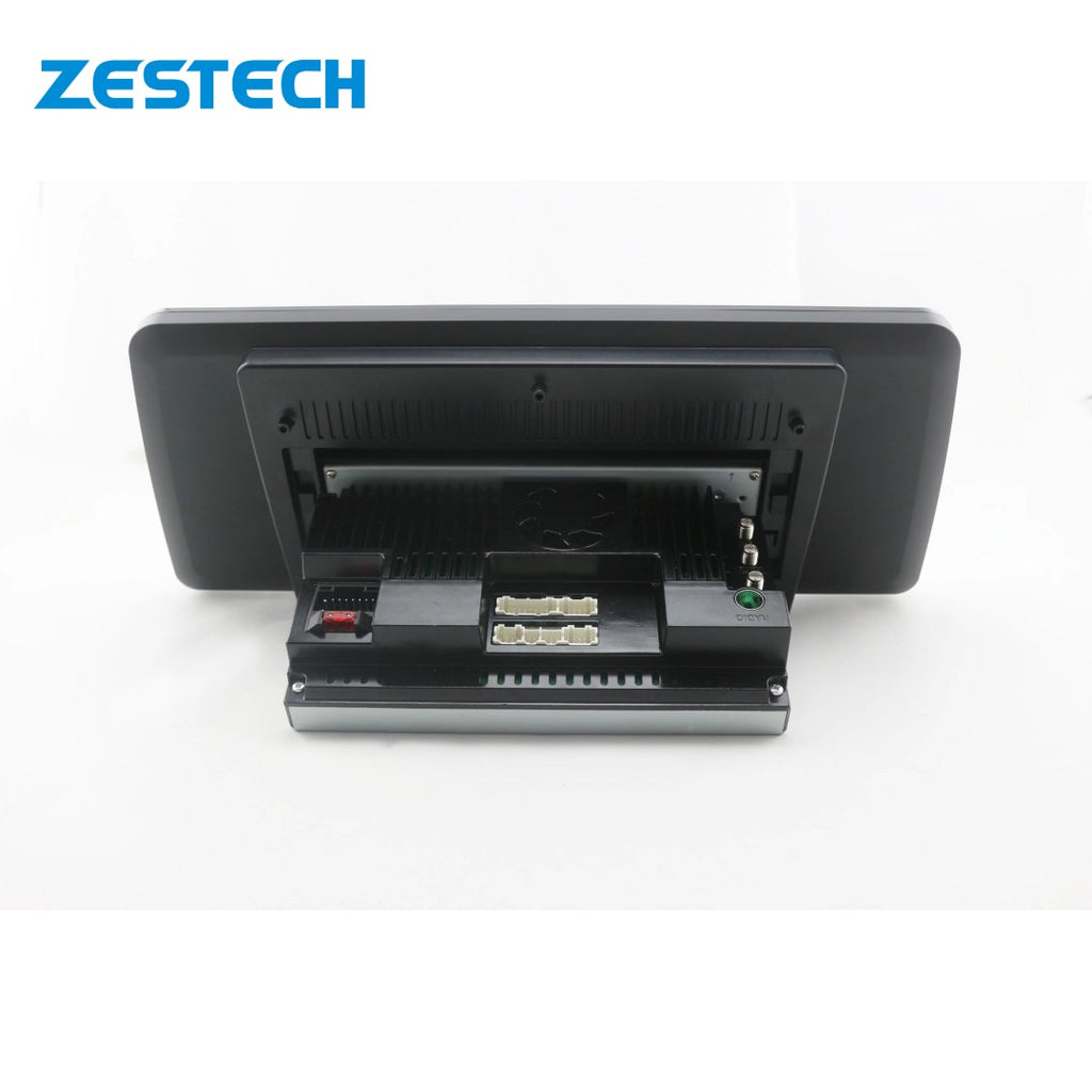 ZESTECH Factory 12.3 inch Universal 1din and Ultra-Thin QLED Android 11 Car DVD Player 8+128GB Octa Core CPU 360 Camera