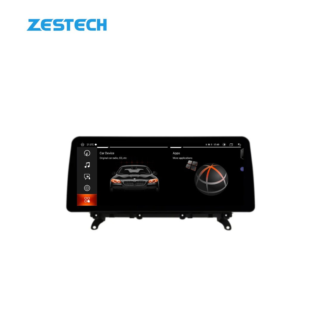 ZESTECH 12.3 Inch Android 12 Screen Audio Car Radio DVD Multimedia Player for BMW X5 X3 F25 X4 F26 CIC NBT 2011-2017 GPS CARPIAY