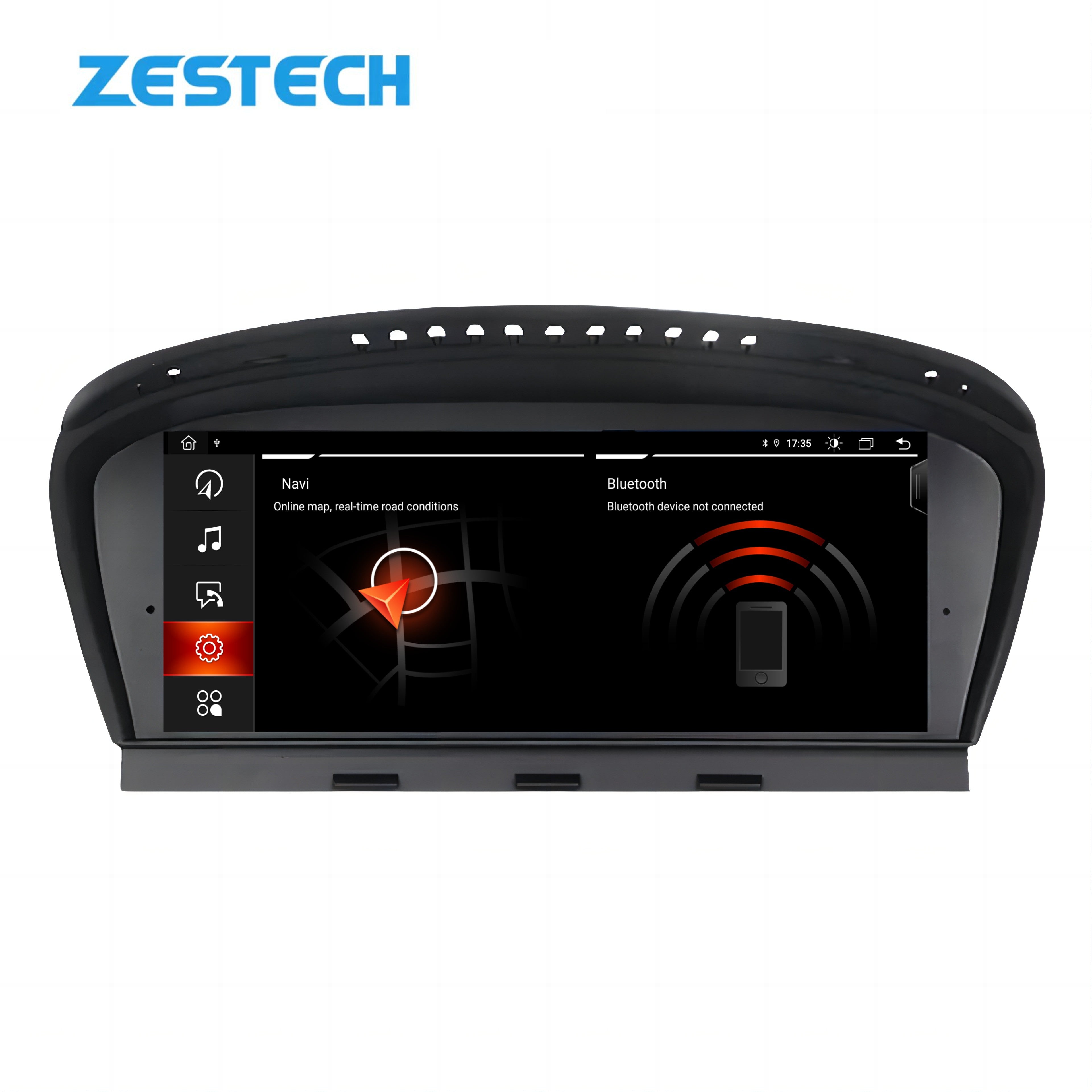 ZESTECH 12.3 inch Android 12 Car Navigation For BMW 5 Series E60 E60 E61 E63 E64 3 Series E90 E91 CCC CIC DVD CarplayRadio