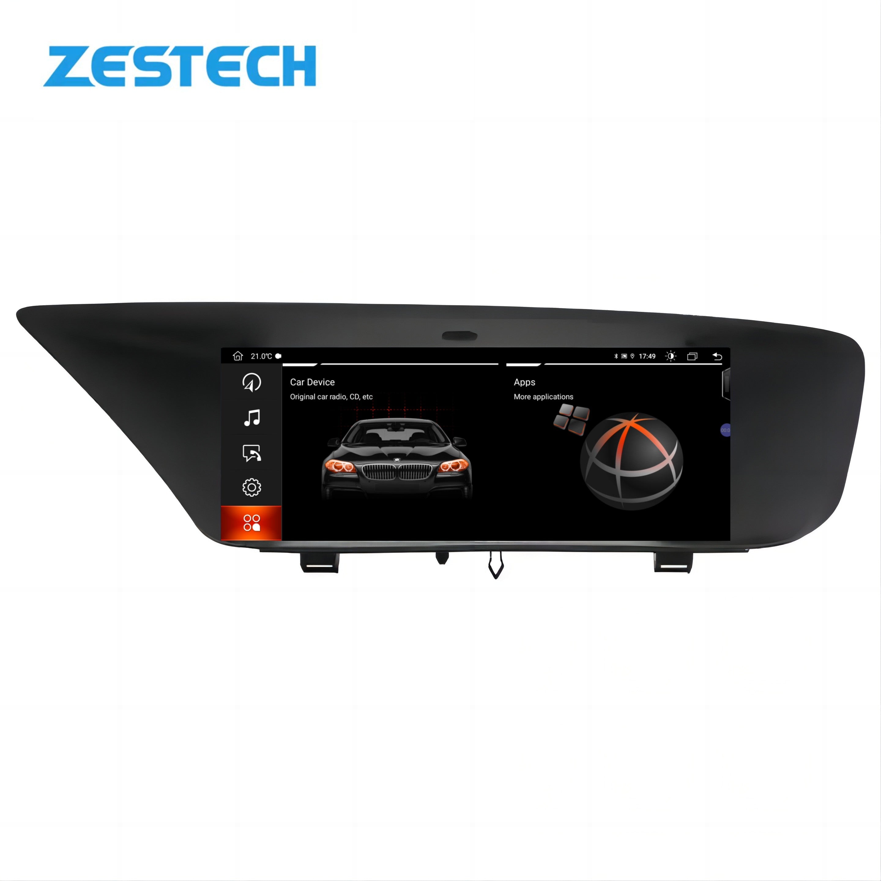 ZESTECH 12.3 inch 8 Core Android 12 car dvd for BMW 5 Series F10 F11 CIC NBT Car GPS Navigation Multimedia Radio