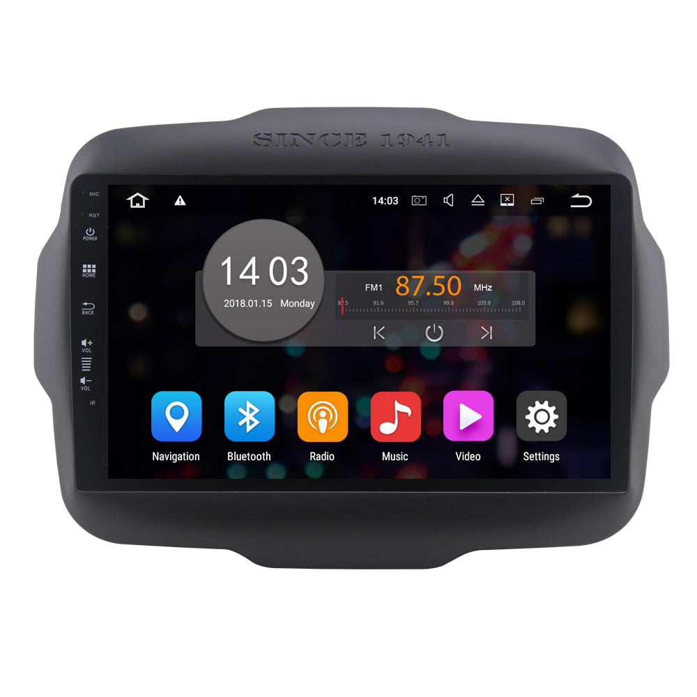 Android 10 car autoradio audio system GPS navigation for JEEP RENEGADE 2016-2021 car multimedia stereo car video dvd player