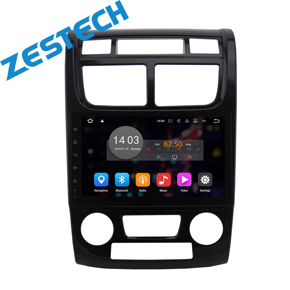 ZETSTECH 9" 4GB RAM+32GB ROM Android 10.0 Octa Core Car DVD Player for Kia Sportage 2007 2008 2009 2010 GPS Navi Radio Stereo