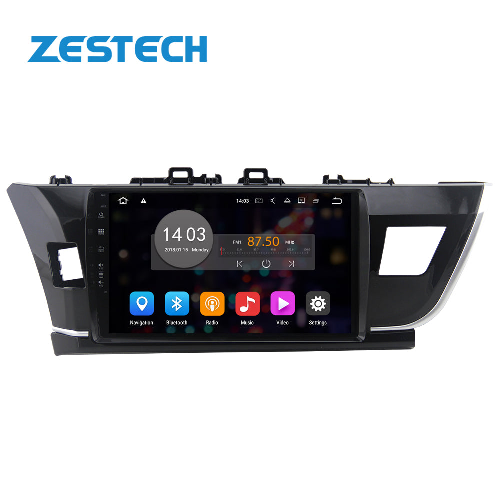 ZESTECH 10.1" MTK8227 Android 10 Car video radio gps for Toyota Corolla Taiwan tracker dvd player car music system dvd