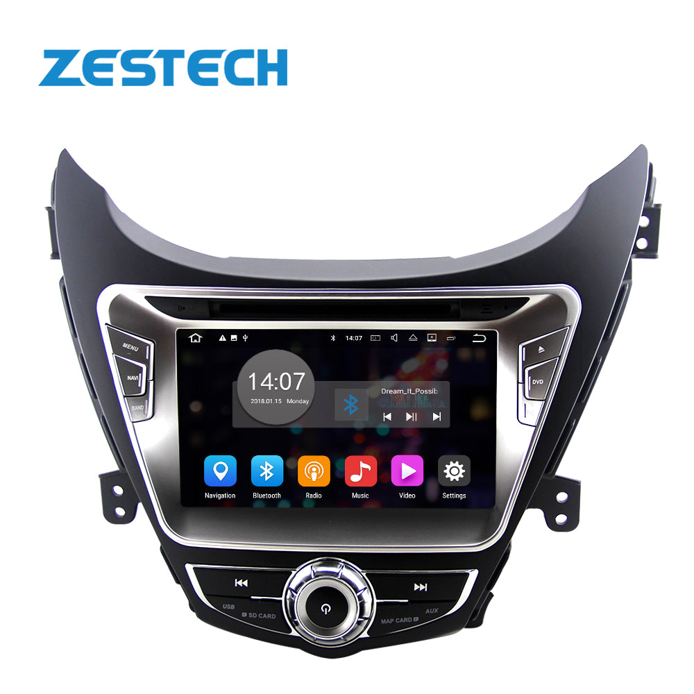 Android 10 car radio system GPS navigation car multimedia stereo car video Touch screen dvd player for Hyundai Elantra 2013