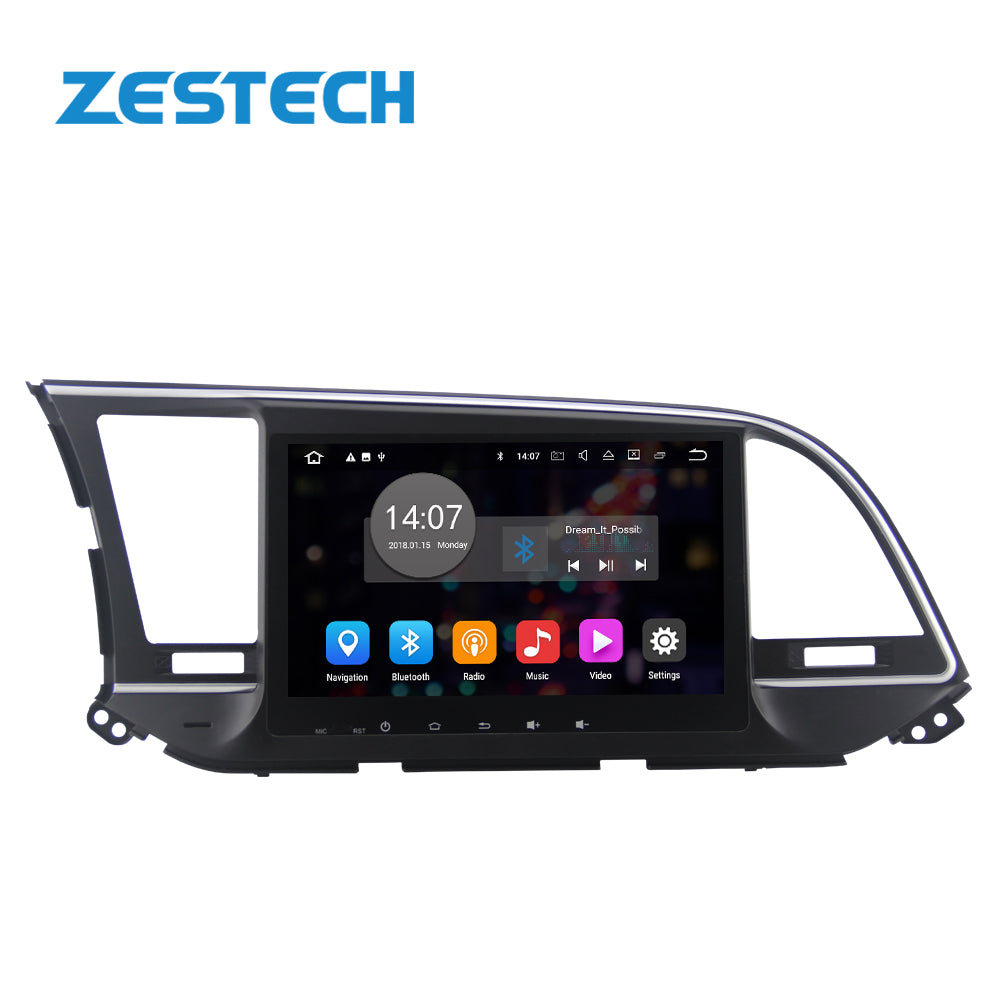 9'' Android 10.0 touch screen Car Stereo Head Unit Double 2 Din Car Dvd GPS Audio Radio for Hyundai Elantra 2016 2017 2018