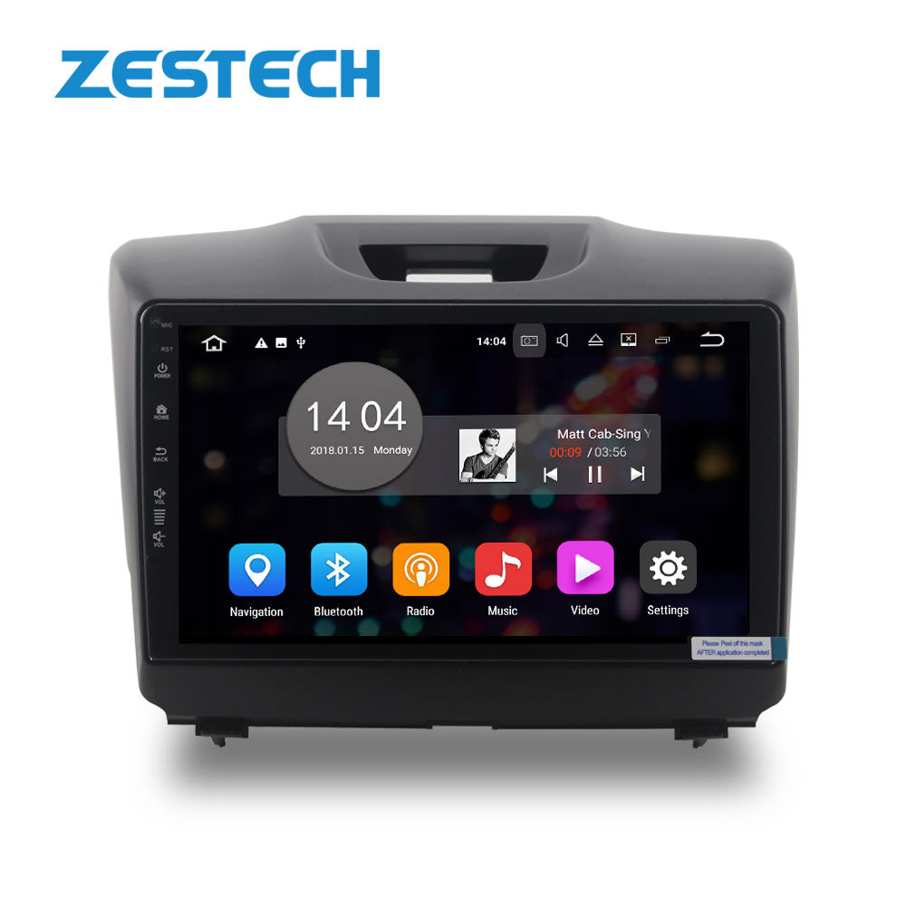 ZETSTECH 4 Core Android 10.0 RAM 2G ROM 16G Car DVD GPS Navigation For Chevrolet Holden S10/for ISUZU DMAX 2 din radio Free map