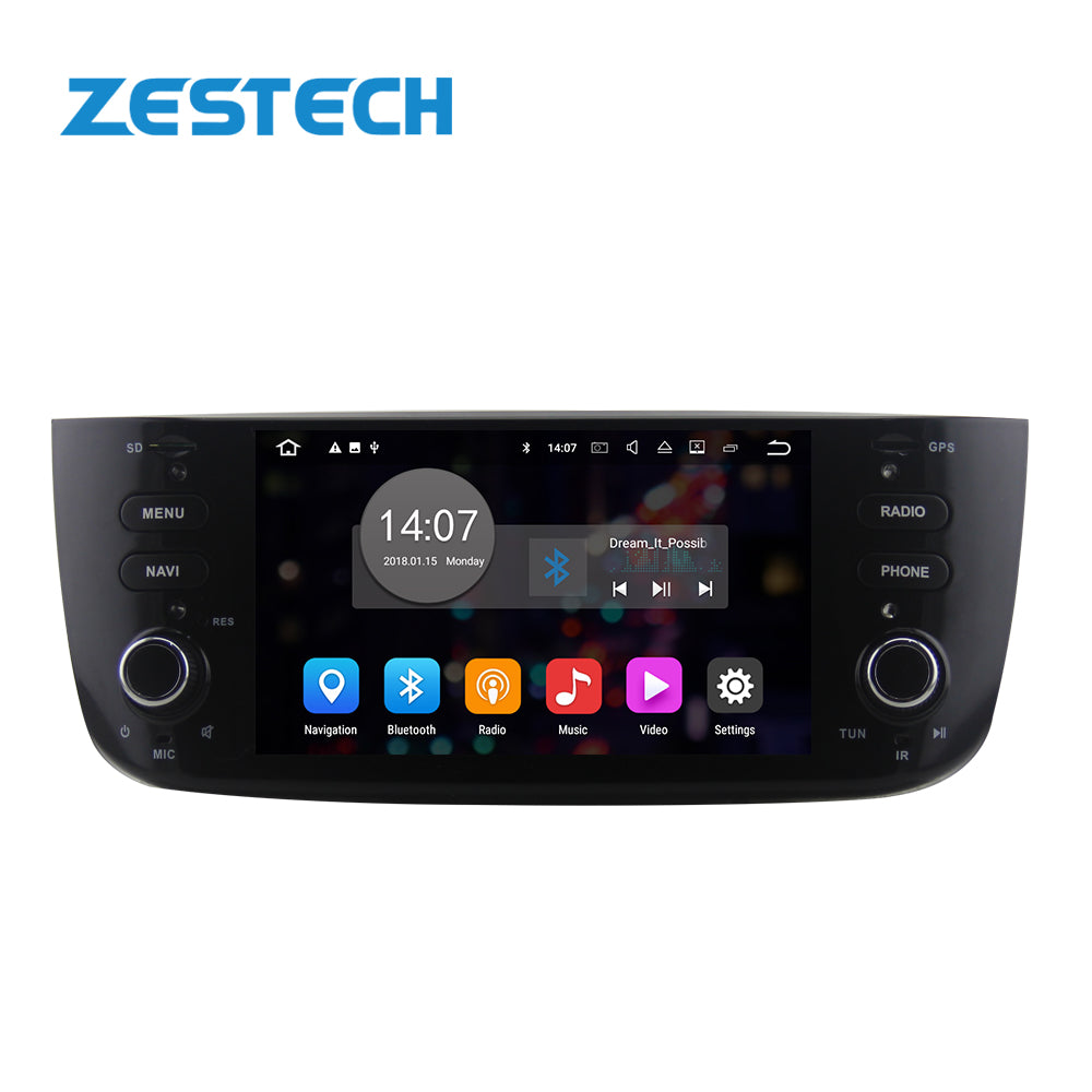 6.2" Android 10 car autoradio system GPS navigation car multimedia stereo car video dvd playe for Fiat linea Punto 2010-2014