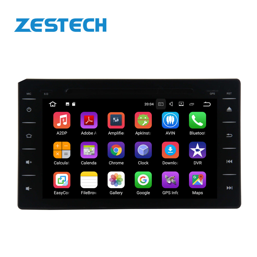 ZETSTECH Hot selling Android 10.0 CAR DVD GPS for Toyota Hilux 2016 car stereo dvd player