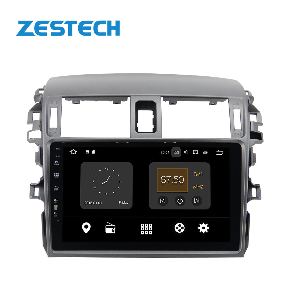 ZETSTECH Android 10 Car dvd player for Toyota corolla 2007 2008 2009 2010 2011 2012 gps navigation 2 din radio multimedia Navi