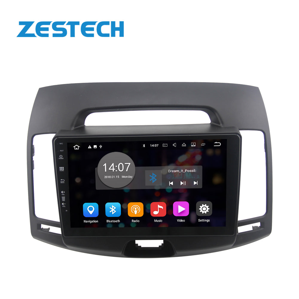 9 inch Android 10.0 GPS Navigation WIFI SWC Car radio video dvd player multimedia For Hyundai Elantra 2008-2010