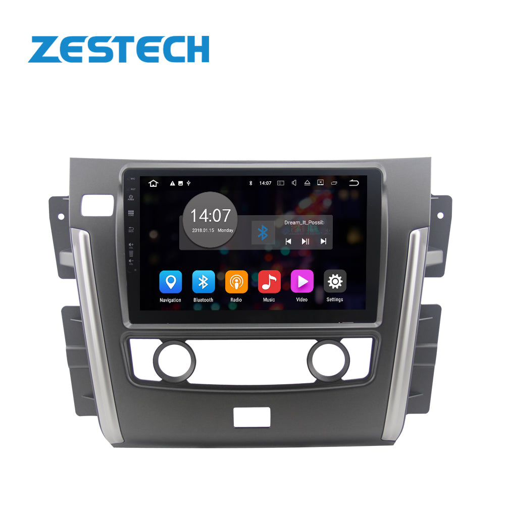 10.1" full touch screen 1din Android 10 Car+dvd+Player For Nissan Patrol Car stereo GPS Navigation wifi BT SWC