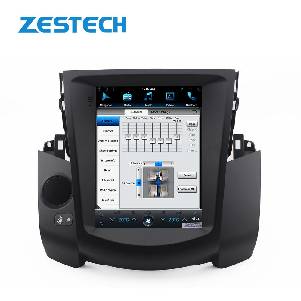 ZESTECH 9.7" MTK8227 Android 10 touch screen for Toyota Rav4 2006-2012 dvd player cd player with usb car tv dvd stereo system