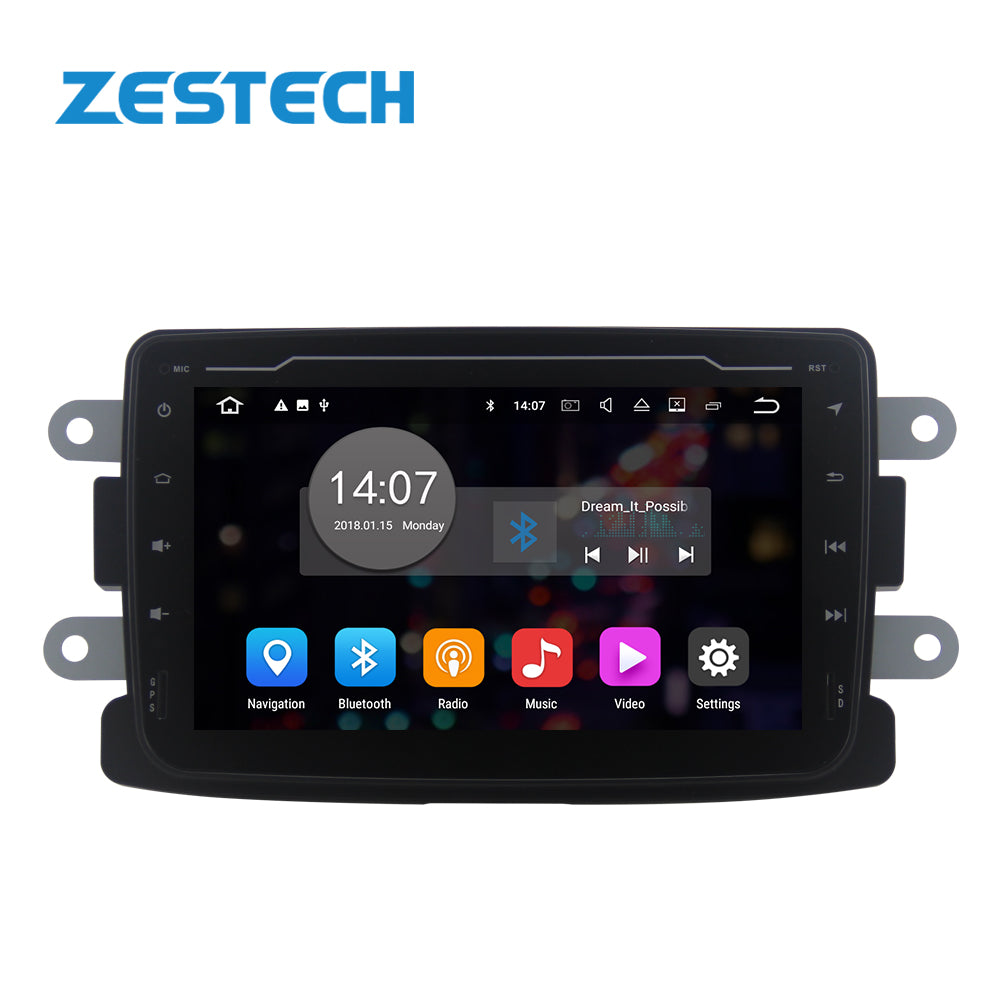 7 Inch 1 din Android 10 car radio audio tv system GPS navigation car multimedia stereo car dvd player for Renodacia duster