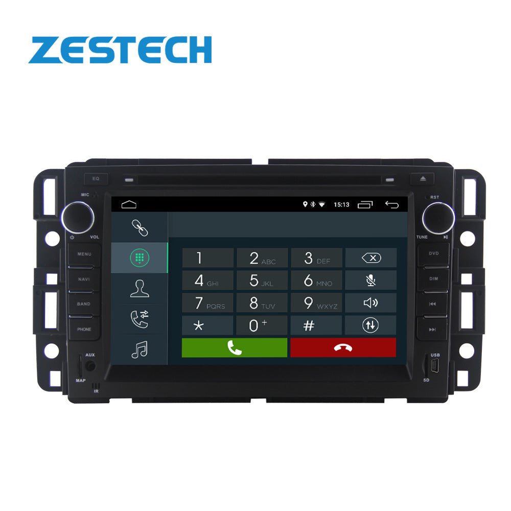 ZESTECH 7 inch Android 10 car dvd player video navigation gps tracker device radio stereo screen tv camera for GMC 2013