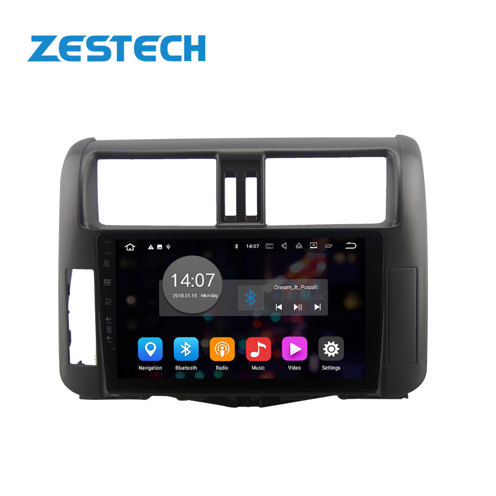 ZESTECH 9" MTK8227 Android 10 dvd car stereo for Toyota Prado 2010-2013 video player car tvs with audio with screen