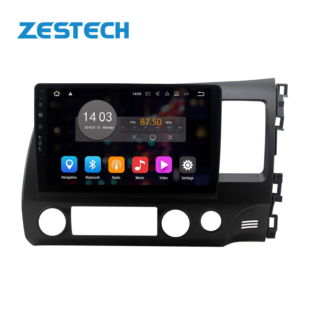 Android 10.0 car dvd player for honda civic 2006 2007 2008 2009 2010 2011 car radio video player gps navigation