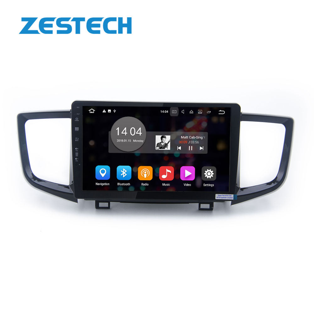 Android 10 car radio audio system GPS navigation tracker car camera wifi car video touch screen player for Honda Pilot 2016