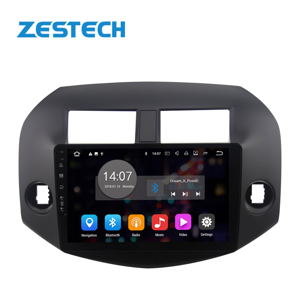 ZESTECH 10.1" MTK8227 Android 10 car radio gps touch screen for Toyota Rav4 2006-2012 system radio player dvd multimedia