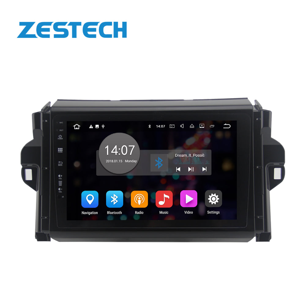 ZESTECH 9" MTK8227 Android 10 car dvd player for Toyota Fortuner 2016 video navigation tracker device radio stereo screen tv