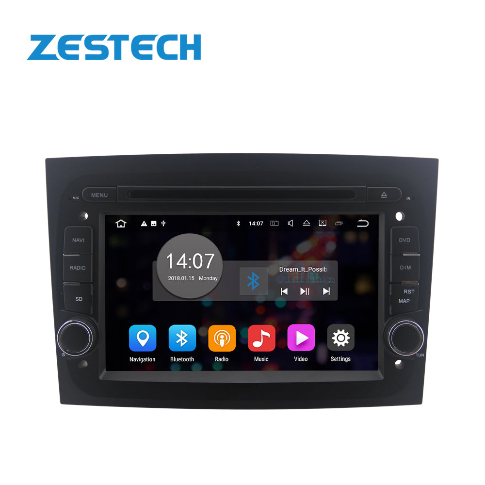 ZESTECH MTK8227 Android 10 car dvd player system for Fiat Doblo 2015 cd gps and radio system tvs with gps navigation stereo