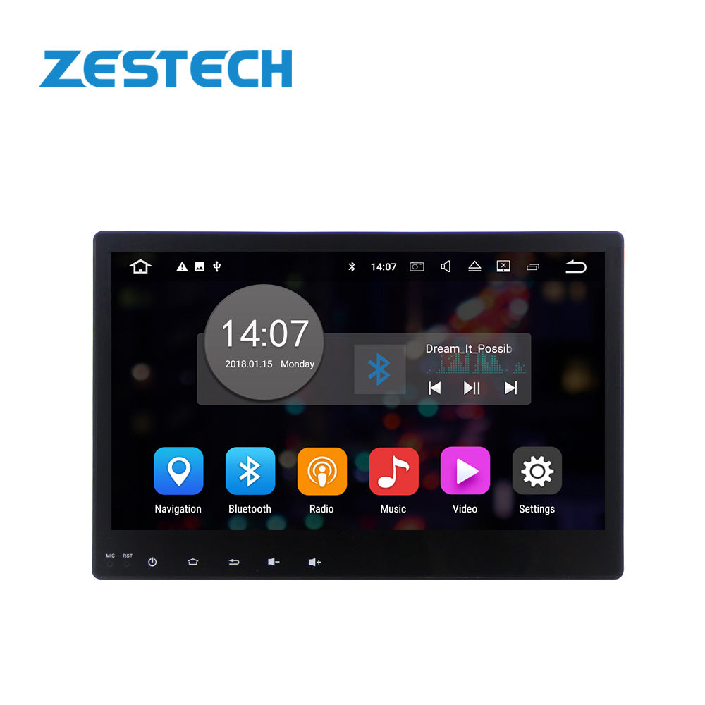 ZESTECH 8" MTK8227 Android 10 navigation & gps car for Toyota Hilux 2018 audio radios gps car dvd entertainment system