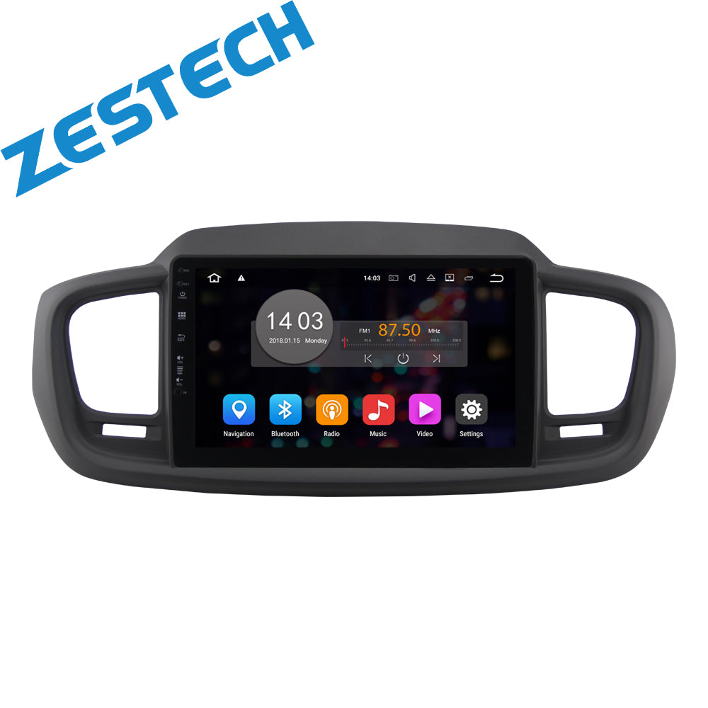 ZETSTECH 10.1 inch Android Car DVD GPS for KIA sorento 2015 2016 audio radio stereo navigator with bluetooth wifi built