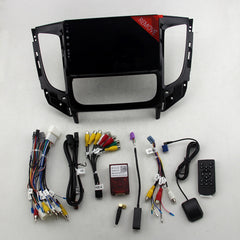 Zestech touch screen android 10 Car radio for Mitsubishi Triton with audio dvd gps navigation support 4G wifi
