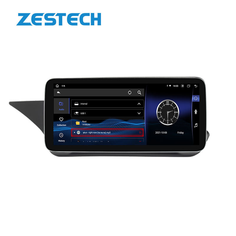 ZESTECH 12.3" reverse camera car android screen car video For Benz E Class W212 2010-2016 car radio navigation & gps