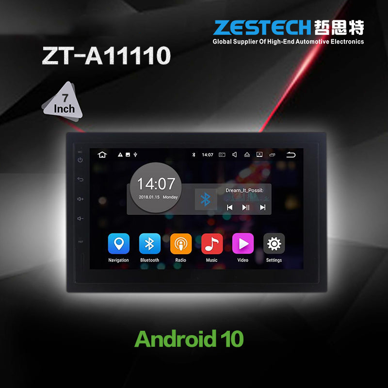 ZESTECH 7/9/10 INCH Android 10 universal touch screen car dvd player stereos autoradio multimedia car videos systems