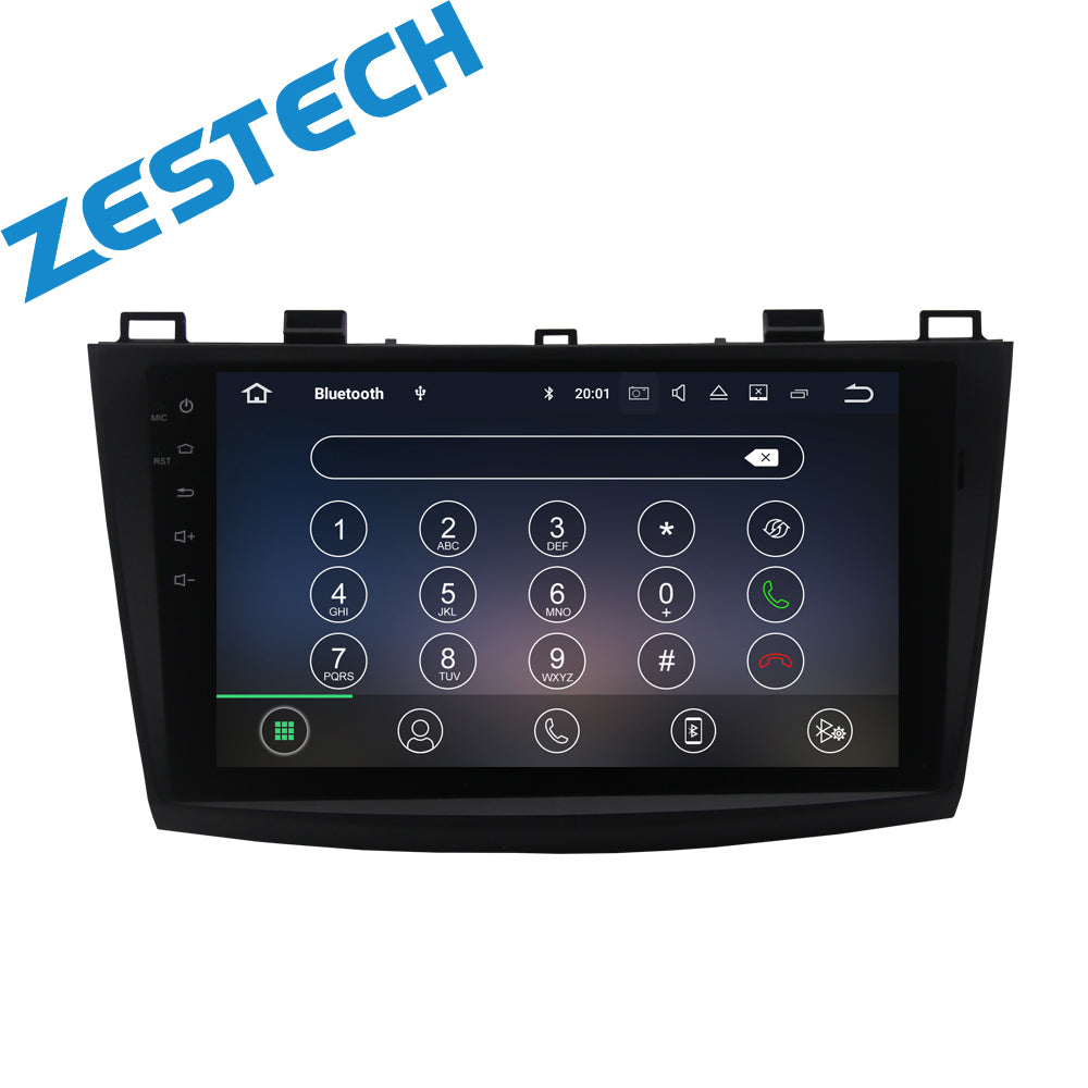 ZESTECH 9" MTK8227 Android 10 car dvd navigation system gps for Mazda 3 2010-2013 radio multimedia touch screen stereo cd