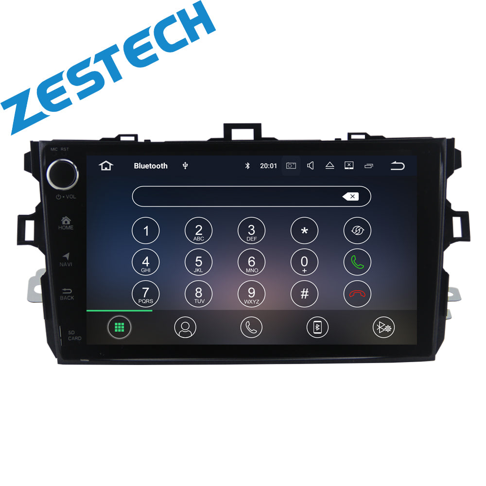 ZESTECH 9" MTK8227 Android 10 car mp3 player video for Toyota Corolla 2002 screen stereo camera audio Navigation & GPS tv radio