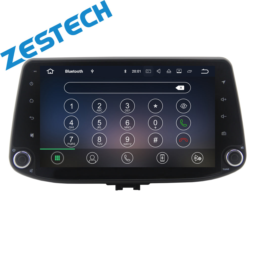 ZEST android 10 Car DVD Multimedia Player Radio GPS For Hyundai I30