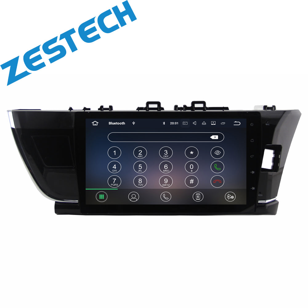 ZESTECH 10.1" MTK8259 Android 10 car radio touch for Toyota Corolla 2014 Right screen system player dvd multimedia autostereo