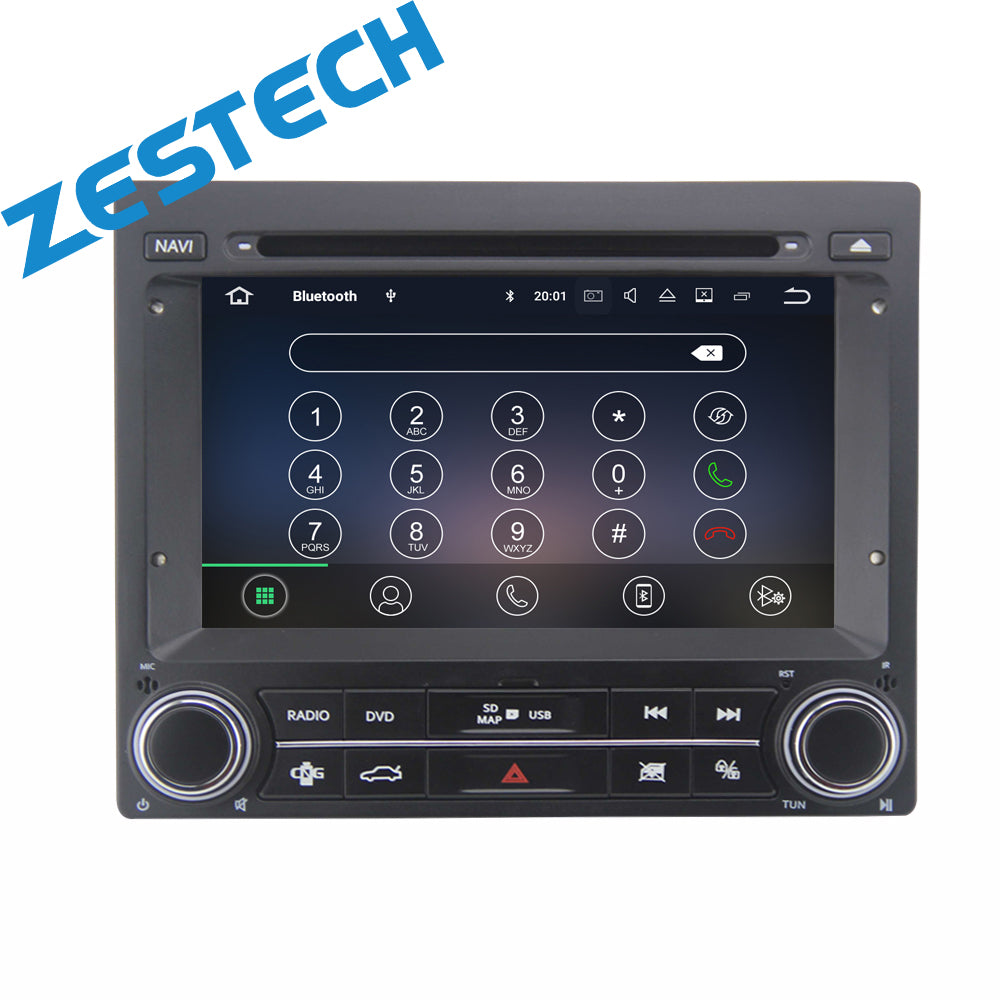 ZESTECH 7 inch Android 10 car players radio android carstereo car touch screen dvd player video for Peugeot 405