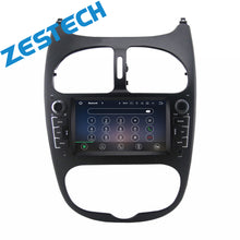 Load image into Gallery viewer, Zestech android 10 android car radio for Peugeot 206 car dvd player with audio dvd gps navigation support 4G wifi