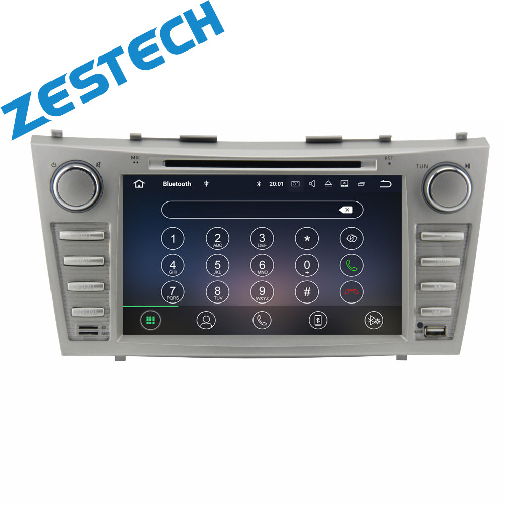ZESTECH 7" MTK8227 Android 10 car dvd player for Toyota Camry 2007-2011 video navigation gps radio stereo screen tv camera