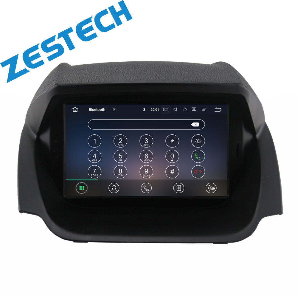 Zestech android 10 car radio for Ford Ecosport gps navigation with audio video interface support DSP DAB