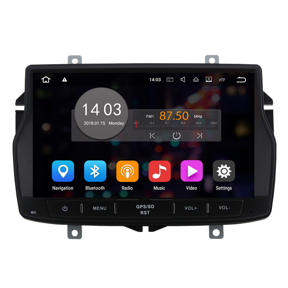 ZESTECH 9'' EOS DVD Videos Carstereo For Lada Vesta 2015 Android 10.0 4+64GB Car Autoradio Head Unit Rear View Camera RDS SWC